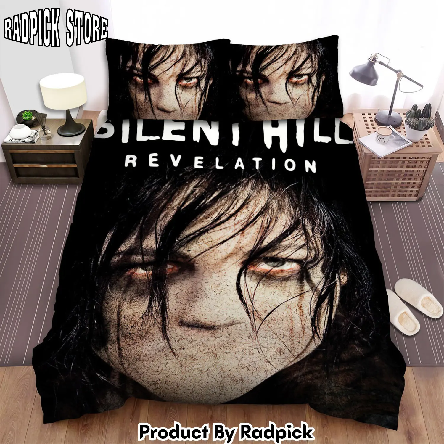 Radpick silent hill revelation movie creepy eyes image bed sheets spread comforter duvet cover bedding sets rp3272312